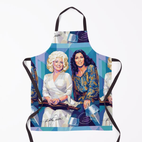 Aperçu de l'œuvre Dolly Parton et Cher Pop Art créée et vendue par SiksisArt.