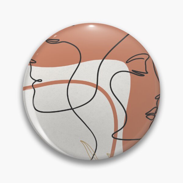 Item preview, Boho minimalist line art faces and olive branch abstract poster on linen texture background designed and sold by Diseño que alegran tu día.