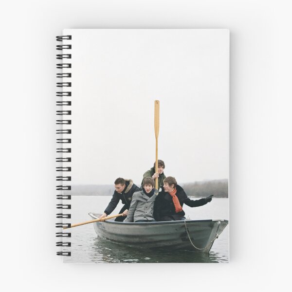 Item preview, Friends Rowing a Boat on a Calm Lake Arctic Monkeys Poster designed and sold by opibuard.