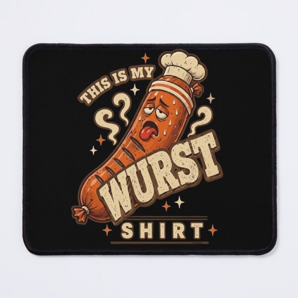 Item preview, This Is My Wurst Shirt Funny Sausage Bratwurst Food Pun designed and sold by haitrieuic96.