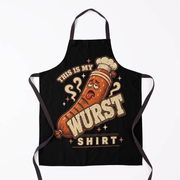 Item preview, This Is My Wurst Shirt Funny Sausage Bratwurst Food Pun designed and sold by haitrieuic96.