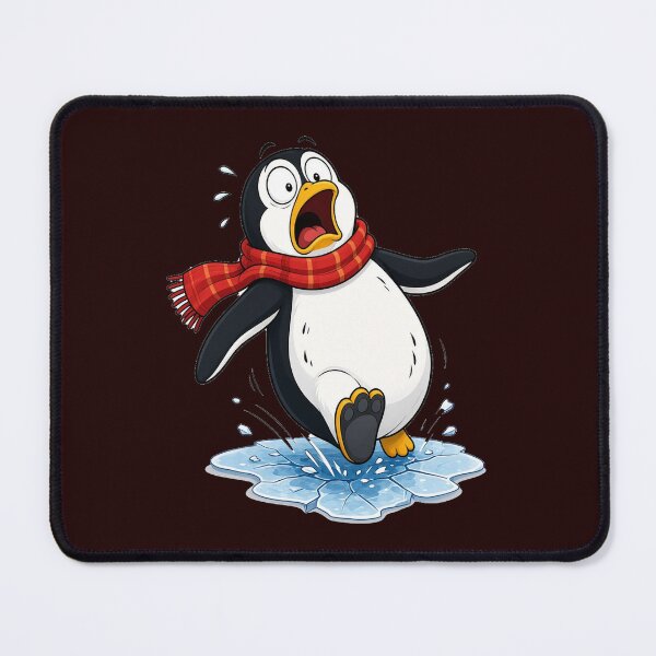 Item preview, Funny Penguin Slipping on Ice Scarf designed and sold by Meemana.