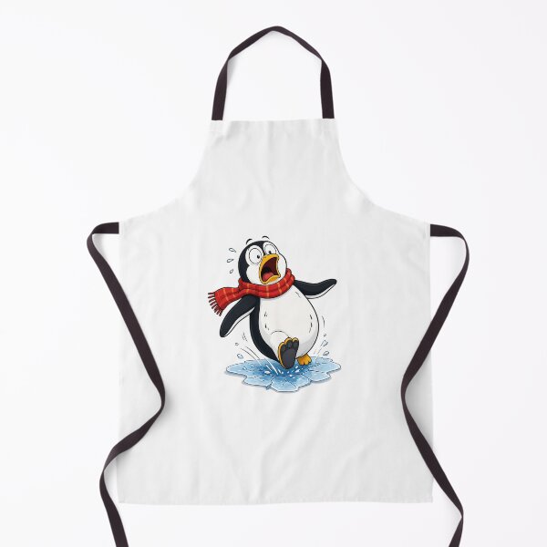 Item preview, Funny Penguin Slipping on Ice Scarf designed and sold by Meemana.