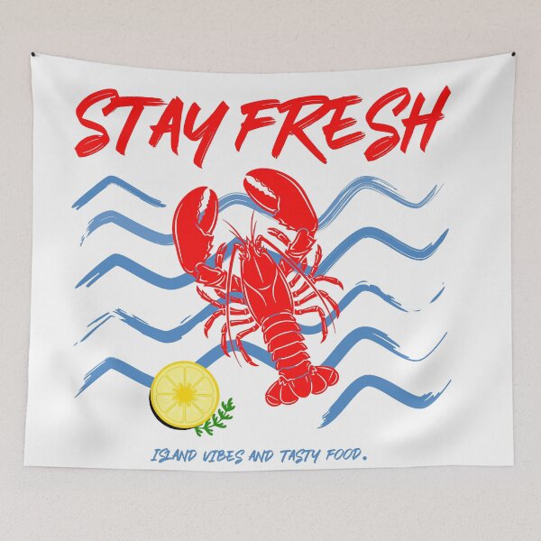 Item preview, Red Lobster Stay Fresh Summer Vibes designed and sold by bolayousri.
