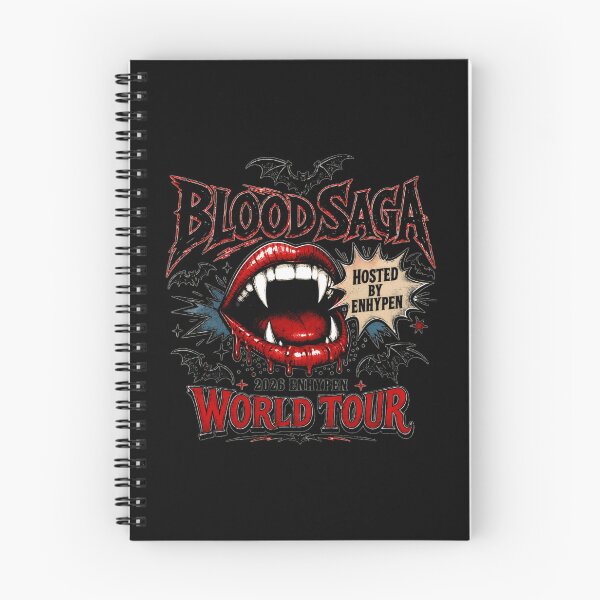 Item preview, Enhypen Blood Saga World Tour Gothic Vampire Kpop Concert designed and sold by RoadhouseRStore.