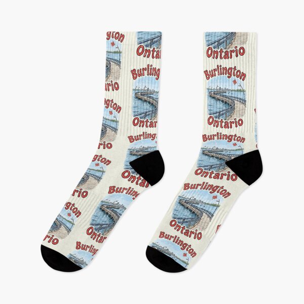 Item preview, Burlington Ontario Canada Cute Color Landscape Skyline designed and sold by HowToCanadian.