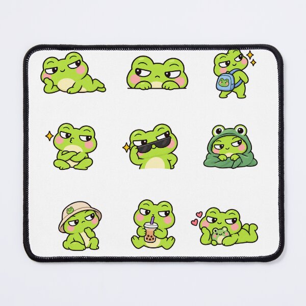 Item preview, Kawaii Bombastic Side Eye Frogs designed and sold by odkocreative.