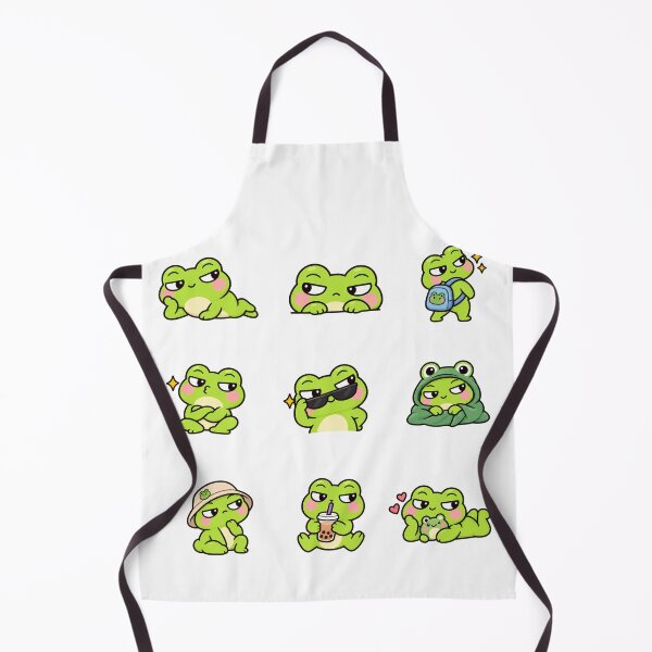 Item preview, Kawaii Bombastic Side Eye Frogs designed and sold by odkocreative.