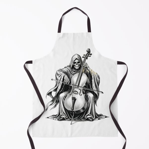 Item preview,  The Grim Reaper playing the cello designed and sold by MagelliShop.