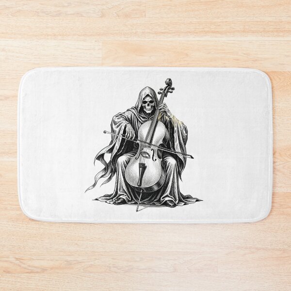 Item preview,  The Grim Reaper playing the cello designed and sold by MagelliShop.