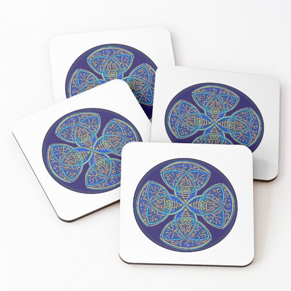 Item preview, dark blue circle cross designed and sold by The Daily Dose.