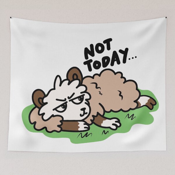 Item preview, Grumpy Lazy Sheep designed and sold by benyrhmt.