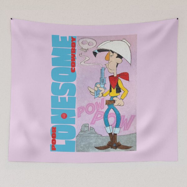 Item preview, Poor Lonesome Cowboy Blue designed and sold by racico.