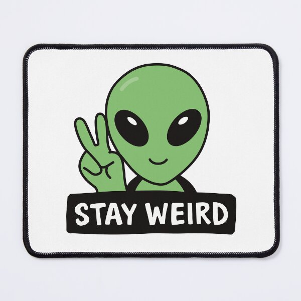 Item preview, Stay Weird Green Alien designed and sold by Inspiredbydavina.