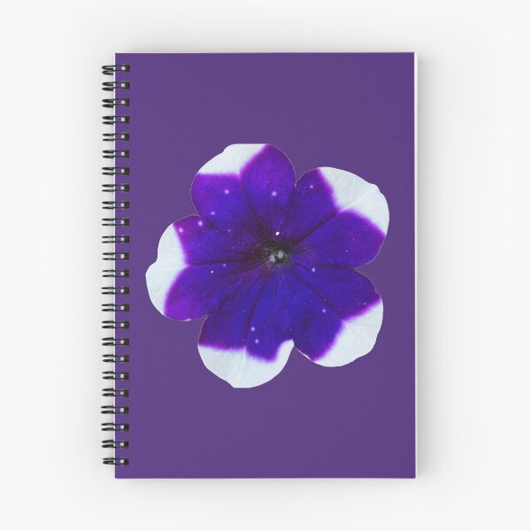 Item preview, Isolated Starry Purple and White Petunia Flower Graphic designed and sold by BalkanBloom.