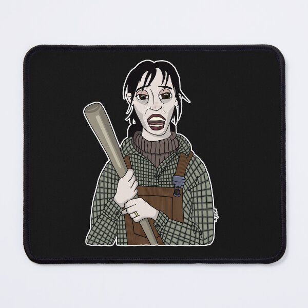 Item preview, Scary Hotel Horror Parody Sticker | Funny Baseball Bat Girl Art designed and sold by MyxaART.