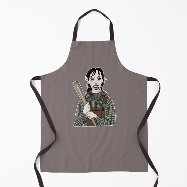 Item preview, Scary Hotel Horror Parody Sticker | Funny Baseball Bat Girl Art designed and sold by MyxaART.