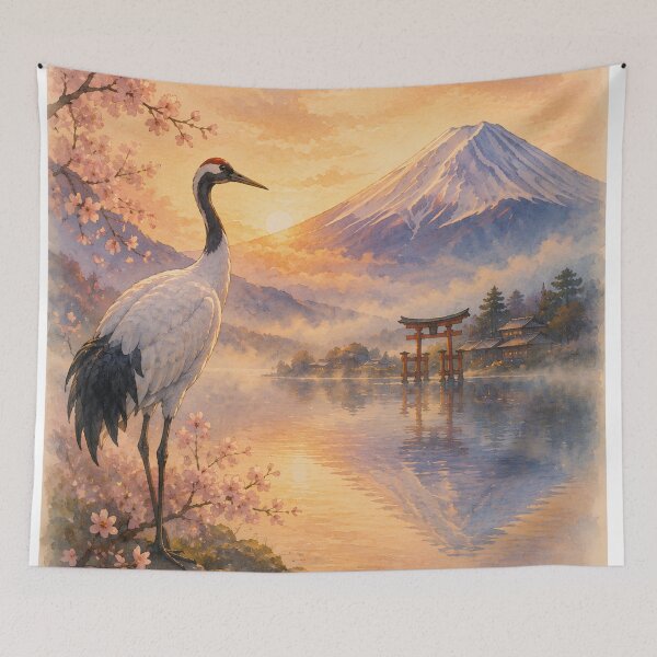 Item preview, Dreamy Fuji Sunset designed and sold by Best-Kept.