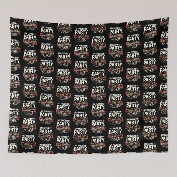 Item preview, My Favorite Party Is Leaving Early Introvert Humor designed and sold by DuckOddity.