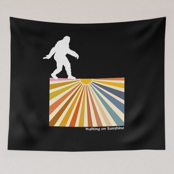 Item preview, Bigfoot Walking on Sunshine designed and sold by SunandShade.