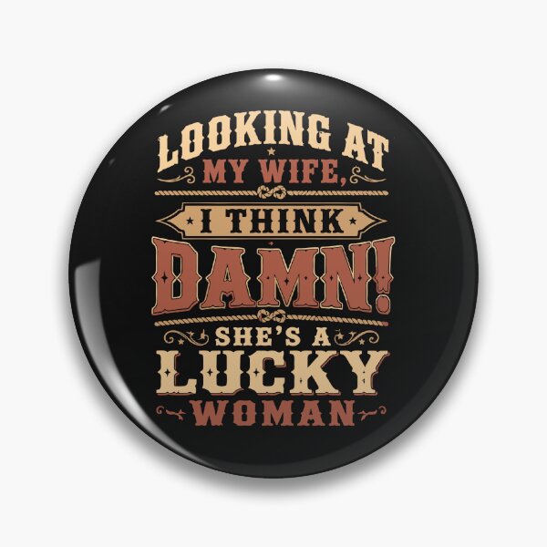 Item preview, Funny Wedding Gift Married Humor Sarcastic Husband Lucky Woman designed and sold by alenaz.