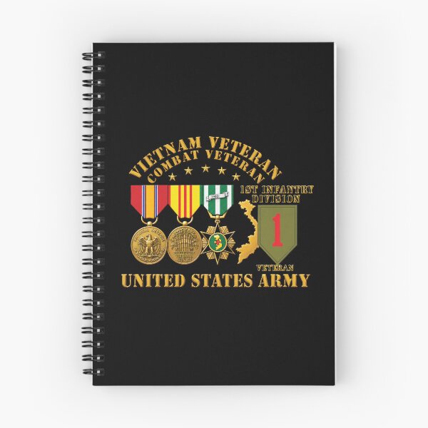 Item preview, Army - Vietnam  Vet - w Medals - VN - 1st Infantry Division - 3D Enhanced X 300 designed and sold by Military Insignia Products.
