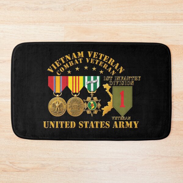 Item preview, Army - Vietnam  Vet - w Medals - VN - 1st Infantry Division - 3D Enhanced X 300 designed and sold by Military Insignia Products.