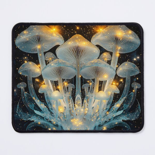 Item preview, 3d Render Of Crystal Mushroom Forest, Cool designed and sold by Checho30.