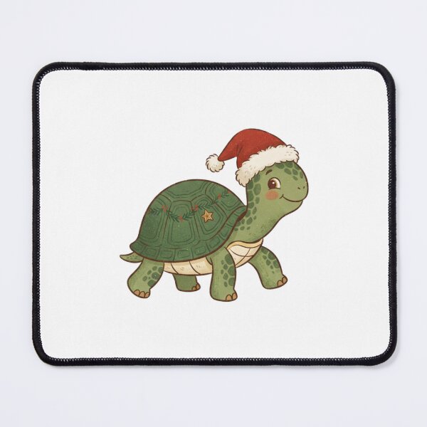 Item preview, Christmas Cute Turtle with Santa Hat designed and sold by SOUFIANE1991.