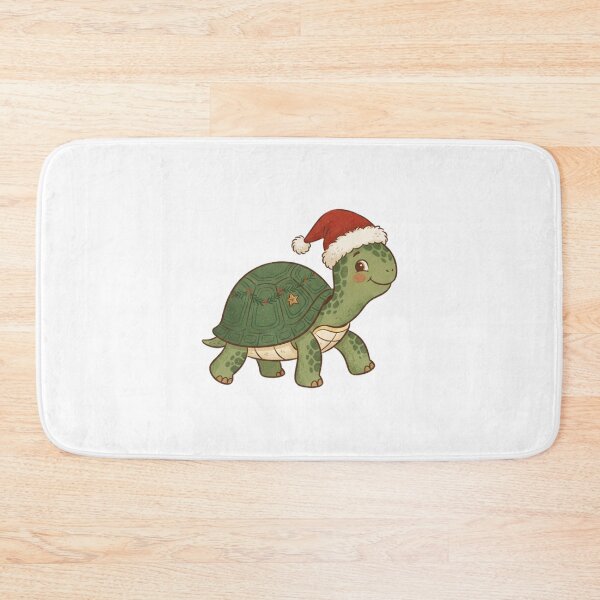 Item preview, Christmas Cute Turtle with Santa Hat  designed and sold by SOUFIANE1991.