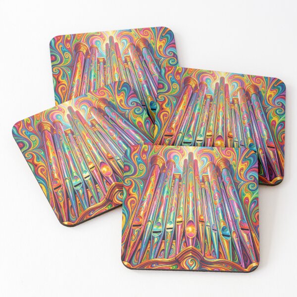 Item preview, Rainbow Pipe Organ Psychedelic Art designed and sold by pinkal.