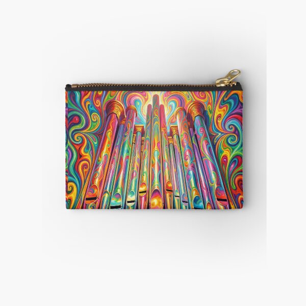 Item preview, Rainbow Pipe Organ Psychedelic Art designed and sold by pinkal.