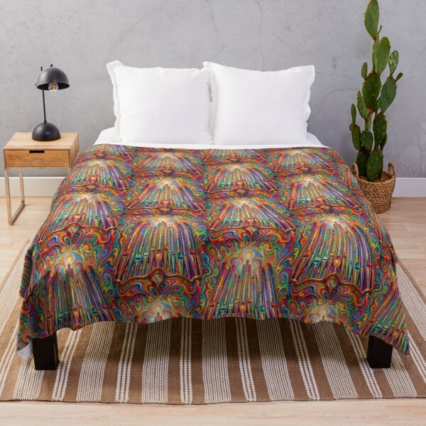 Item preview, Rainbow Pipe Organ Psychedelic Art designed and sold by pinkal.