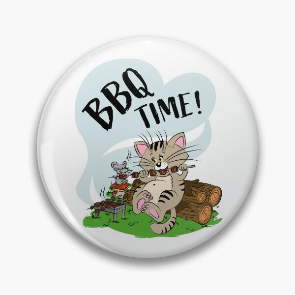 Item preview, BBQ Time Cat and Mouse designed and sold by Ekaterina  Biserova.