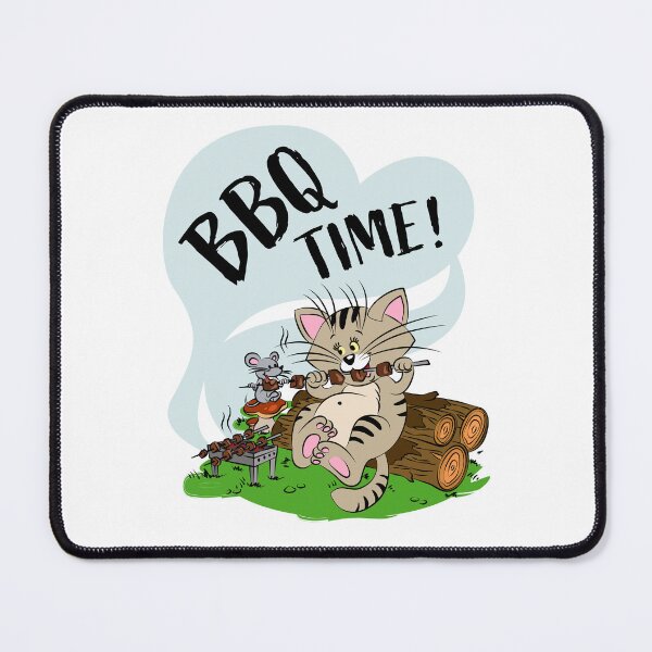 Item preview, BBQ Time Cat and Mouse designed and sold by Ekaterina  Biserova.
