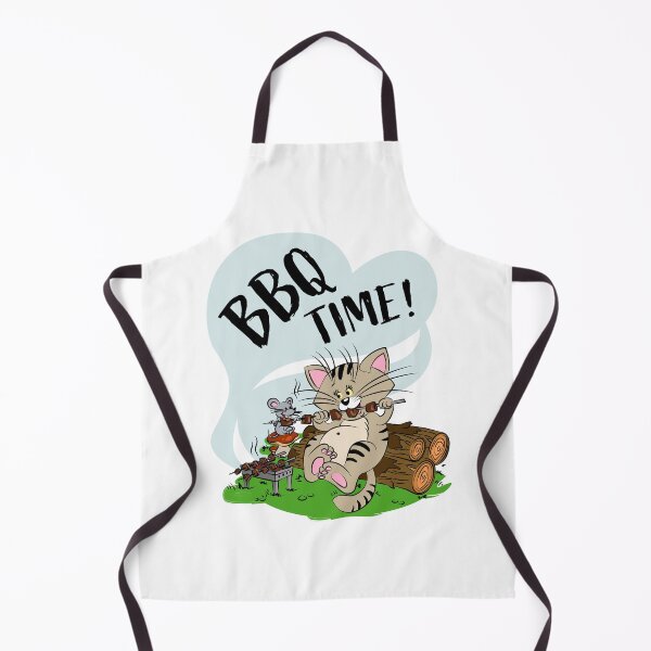 Item preview, BBQ Time Cat and Mouse designed and sold by Ekaterina Biserova.