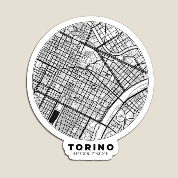 Item preview, Turin Italy Minimalist City Map – Torino Urban Map designed and sold by FineFrameStudio.