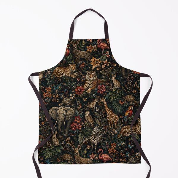 Item preview, Vintage Jungle Animal Pattern Tropical Wildlife designed and sold by ZEYCAT.