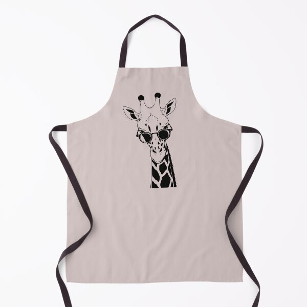 Item preview, Summer Funny Giraffe Sunglasses Black Ink Art designed and sold by alenaz.