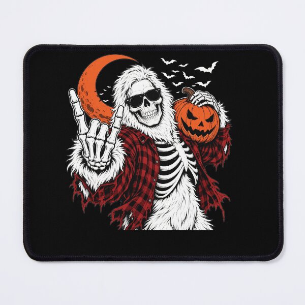 Item preview, Spooky Bigfoot Jack O Lantern Skeleton Halloween Boys Mens designed and sold by clothesy7.