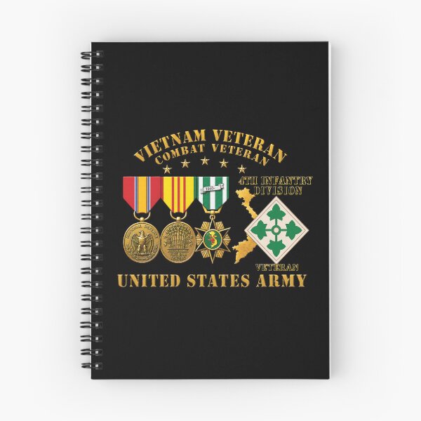 Item preview, Army - Vietnam  Vet - w Medals - VN - 4th Infantry Division - 3D Enhanced X 300 designed and sold by Military Insignia Products.