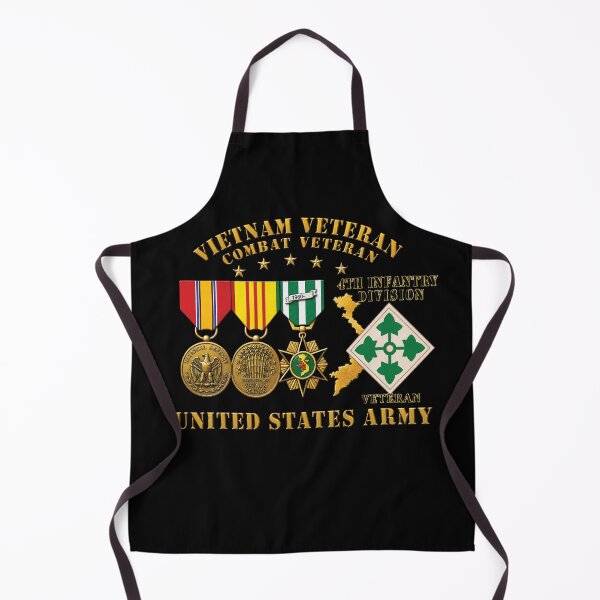 Item preview, Army - Vietnam  Vet - w Medals - VN - 4th Infantry Division - 3D Enhanced X 300 designed and sold by Military Insignia Products.