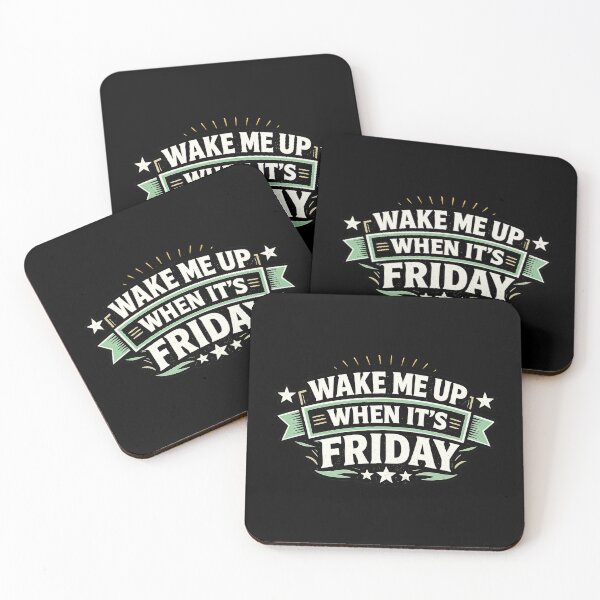 Item preview, Wake Me Up When It's Friday designed and sold by Elisabeth Lucas.