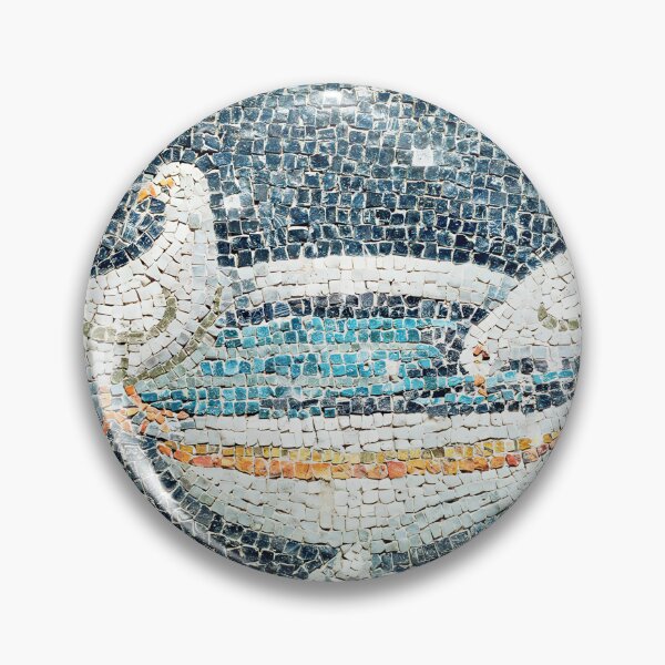 Item preview, Doves Drinking from a Bowl Roman Mosaic designed and sold by Retr0Tshirts.