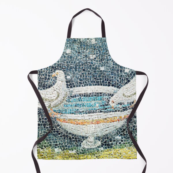 Item preview, Doves Drinking from a Bowl Roman Mosaic designed and sold by Retr0Tshirts.