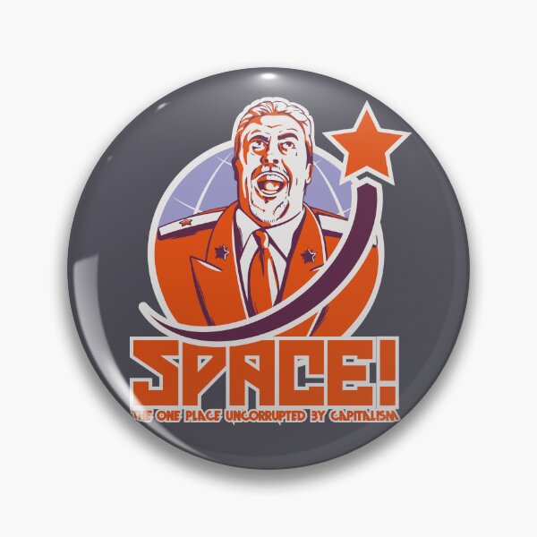 Item preview, Tim Curry: SPACE! The one place uncorrupted by capitalism designed and sold by James Battershill Art.
