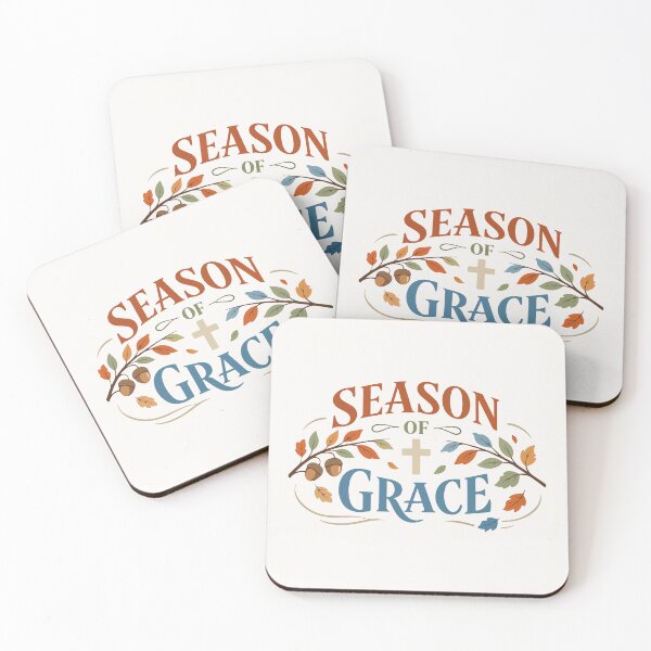 Item preview, Season of Grace Autumn Typography designed and sold by stylishdzign.