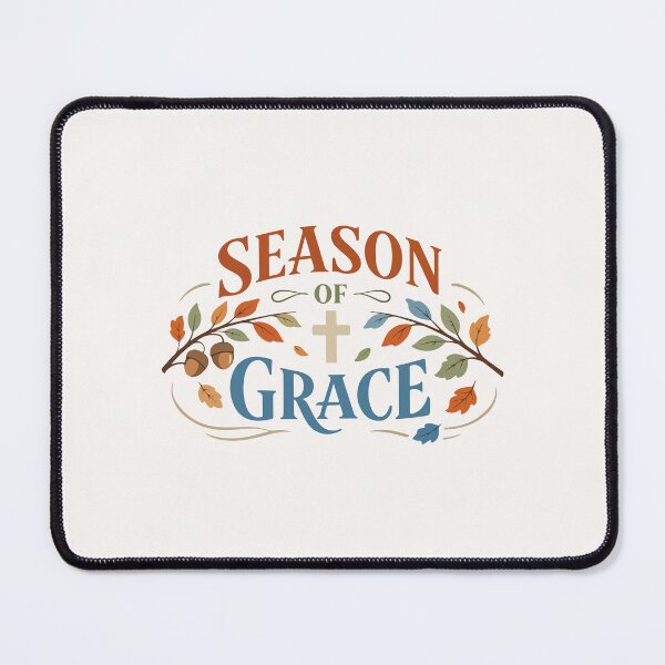 Item preview, Season of Grace Autumn Typography designed and sold by stylishdzign.