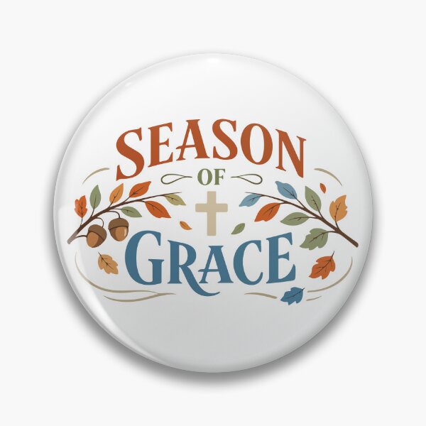 Item preview, Season of Grace Autumn Typography designed and sold by stylishdzign.