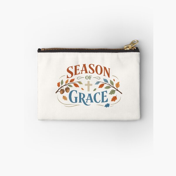 Item preview, Season of Grace Autumn Typography designed and sold by stylishdzign.